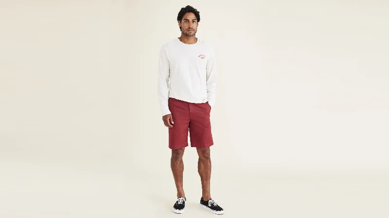 Men's zip - pocket canvas shorts for added functionality during travelUltimate 9.5" Shorts