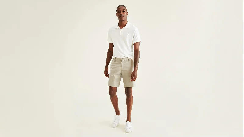 Men's zip - pocket canvas shorts for added functionality during travelUltimate 9.5" Shorts (Big and Tall)