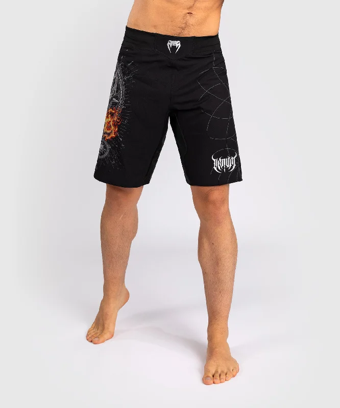 Men's checkered pattern wool shorts for a stylish winter layering optionVenum Gladiator 5.0 Men’s Fight Shorts - Black/Silver