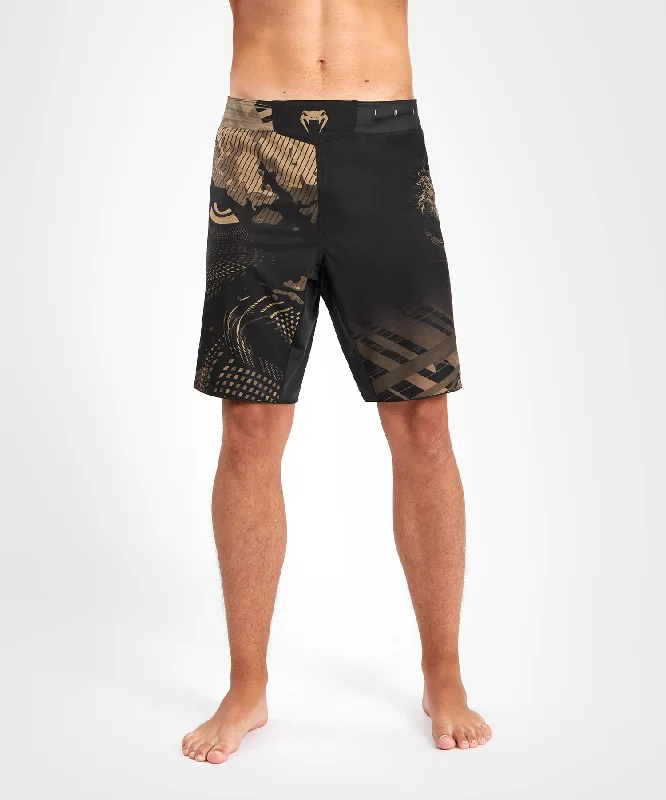 Men's side - stripe track shorts for a sporty running lookVenum Gorilla Jungle Fightshort - Black/Sand