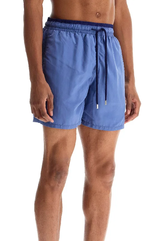 Men's pleated front twill shorts for a classic and sophisticated appearanceVilebrequin Moka Sea Bermuda Shorts